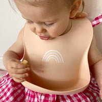 WIPE AWAY SILICONE BIBS | 2 pack